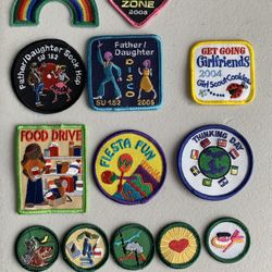 Girl Scout Patches (13) All For $20