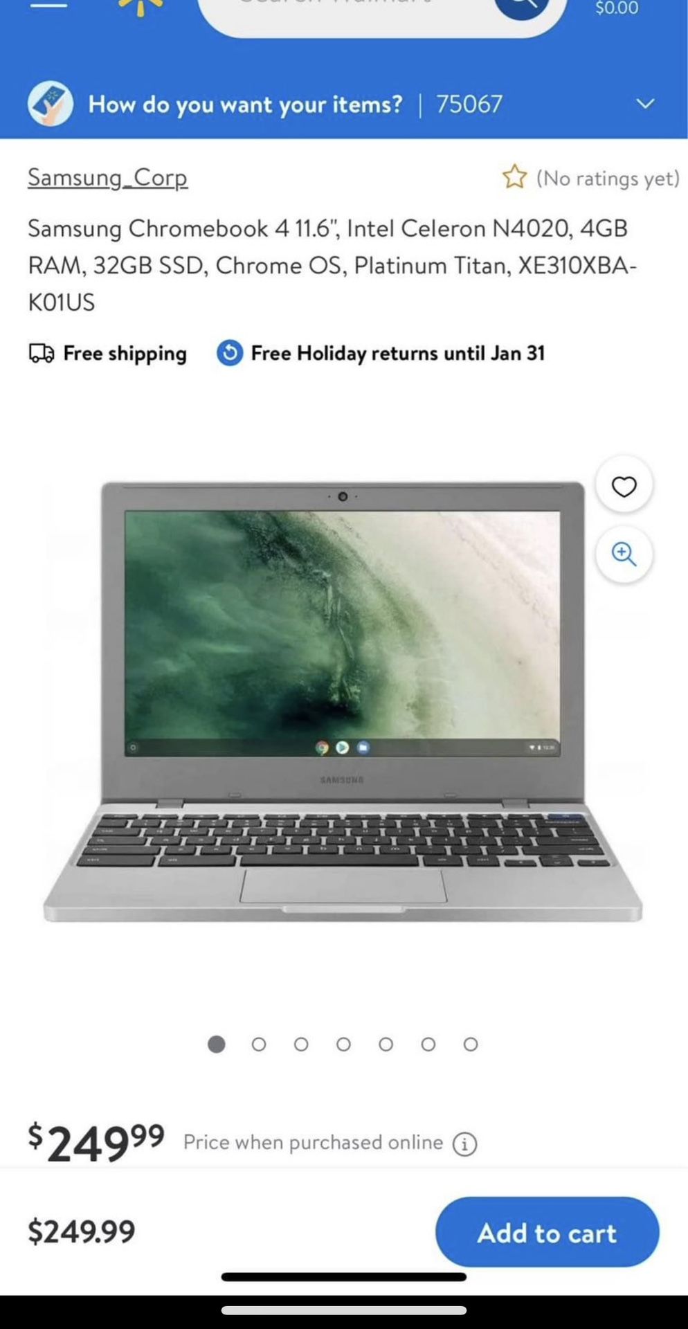 Samsung Chromebook 4 Chrome OS 1