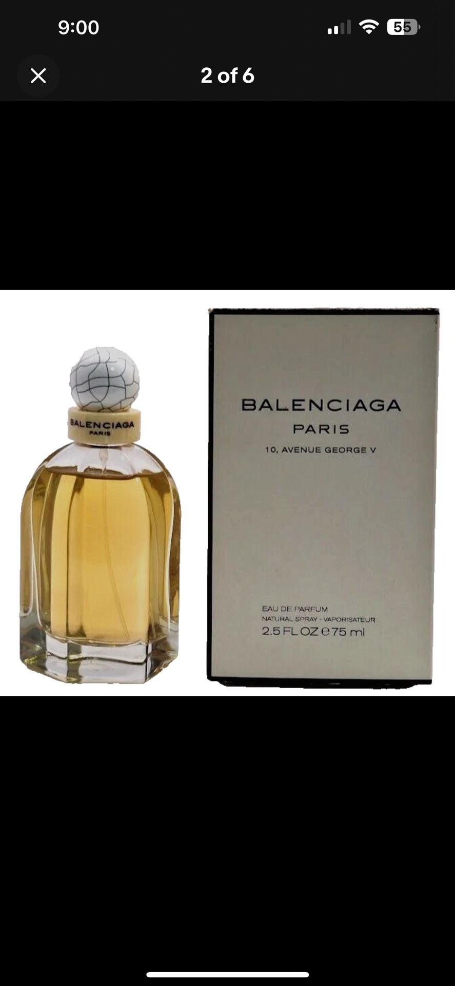 Balenciaga Paris 10. Avenue George V 2.5oz 75 ml EDP Spray Eau de Parfum