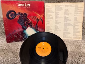 1977 “Meat Loaf: Bat Out Of Hell” Vinyl Record Album