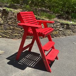 Free Solid Wood Life Guard Chair