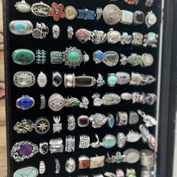 Sterling Silver Rings (many different styles and stones)