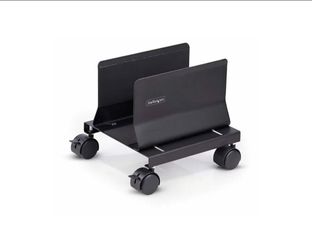 Rolling Mobile CPU Caddy on Wheels Casters Computer Tower Cart
