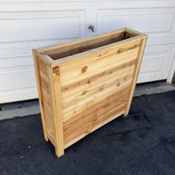 Tall Cedar Planter Boxes 