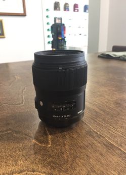 35mm 1.7 Sigma Art Lens A Mount