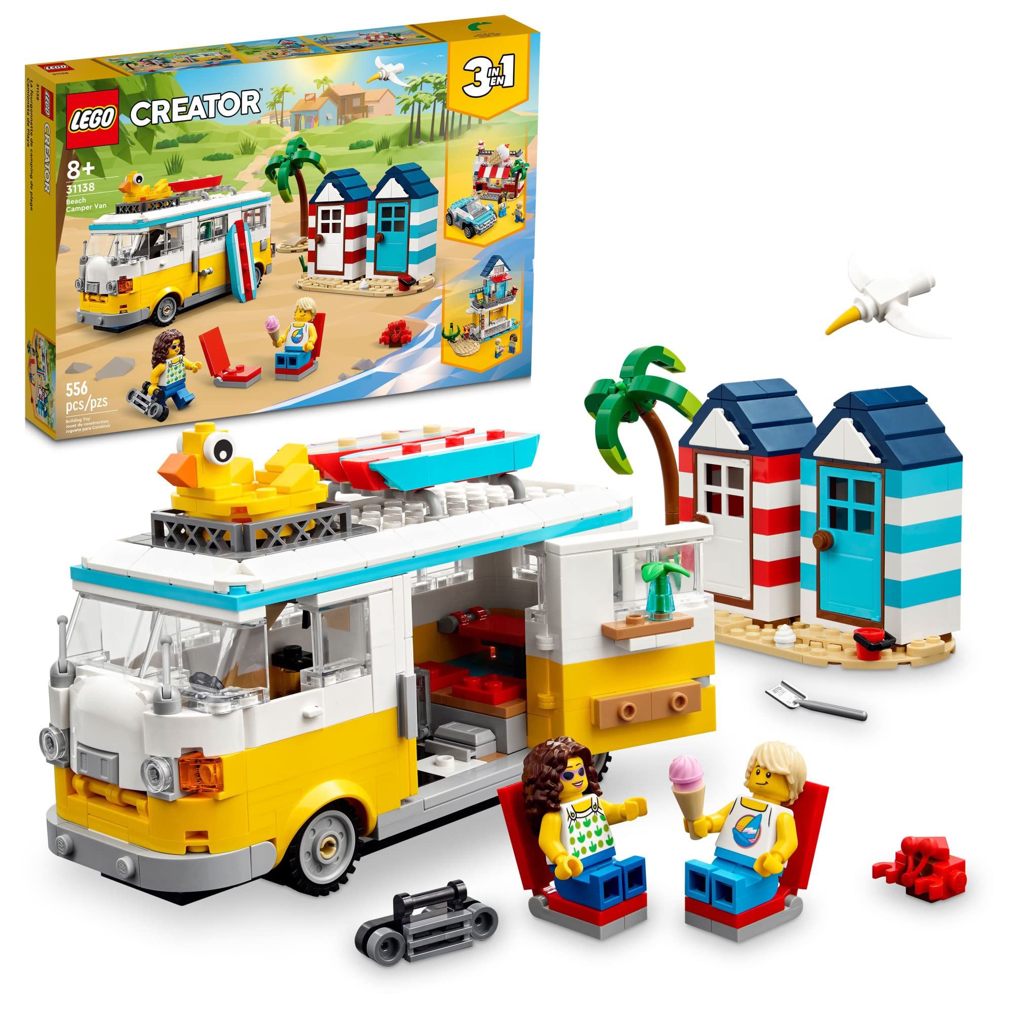 LEGO Creator 3in1 Beach Camper Van 31138 *NEW* Sealed