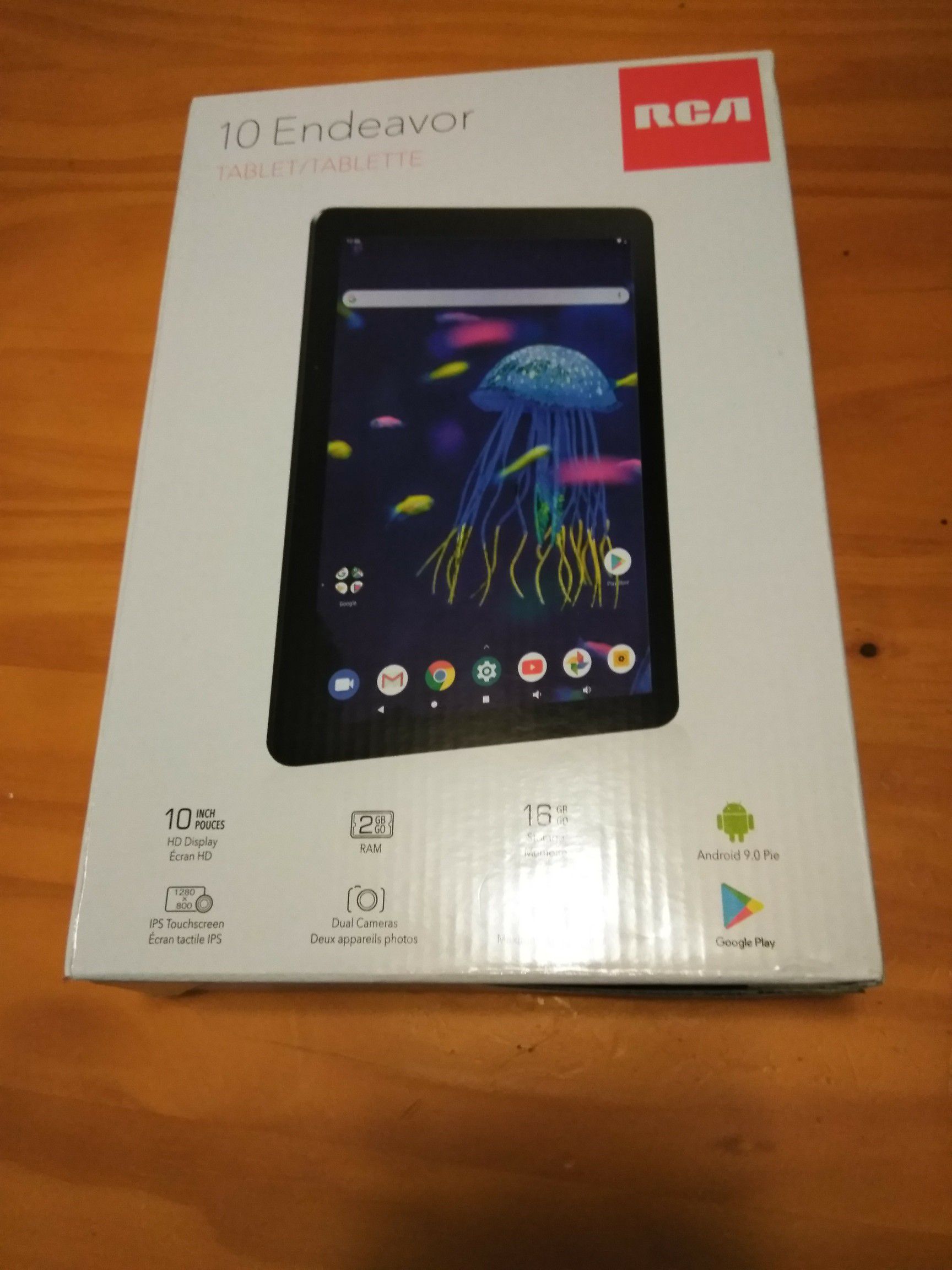 New RCA tablet Android 9 , 10in