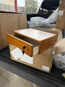 Desk Organizer With Drawer & Key Lock