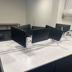 Dell Monitors & Double Stand 
