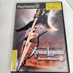 Dynasty Warriors 4: Xtreme Legends Playstation 2 PS2 Black Label COMPLETE