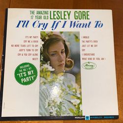 Lesley Gore Rare I’ll Cry If I Want To Vinyl First Print 