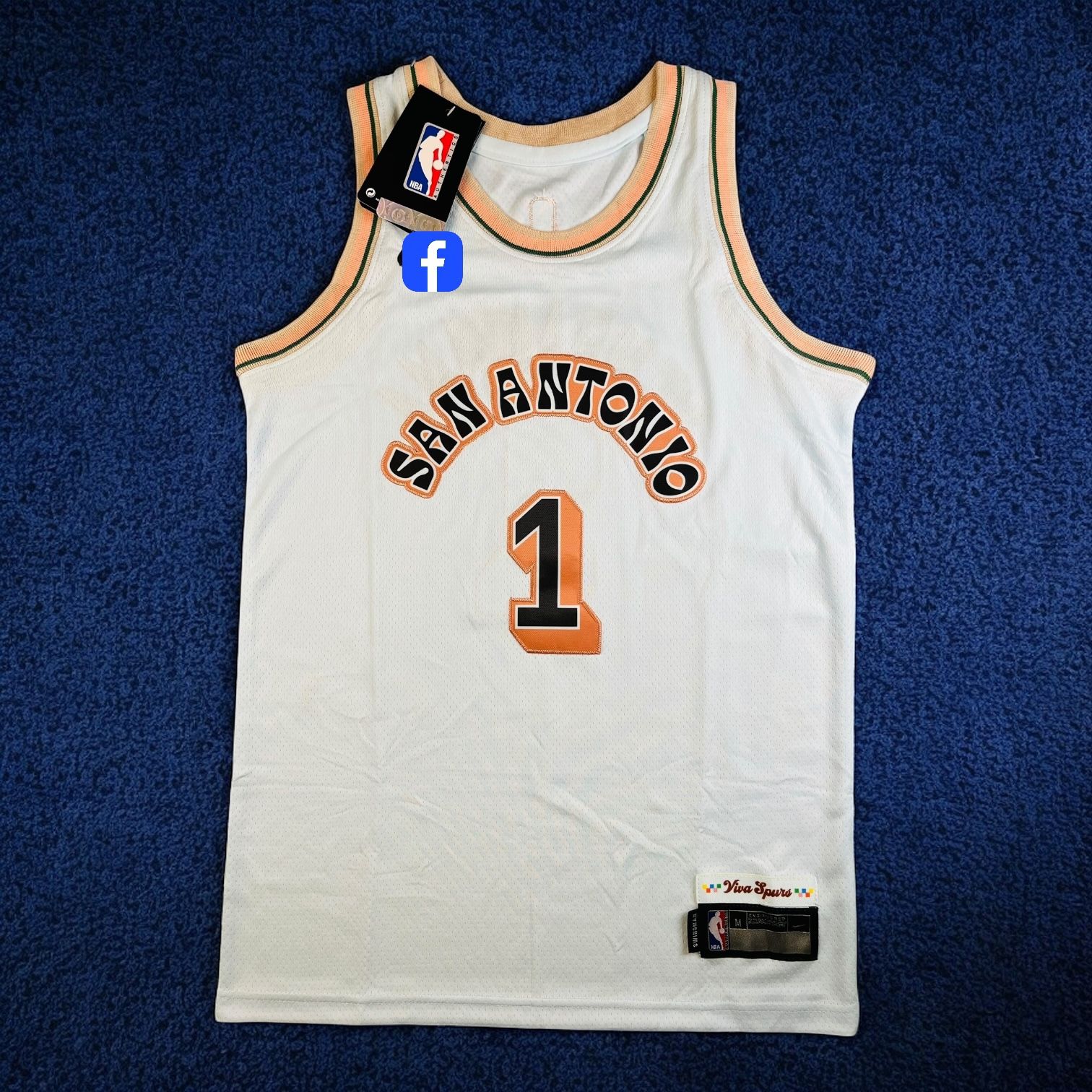 Wembanyama San Antonio Spurs youth size jersey M