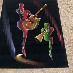 Unframed Hand Painted Art Piece