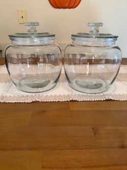 Large glass jars