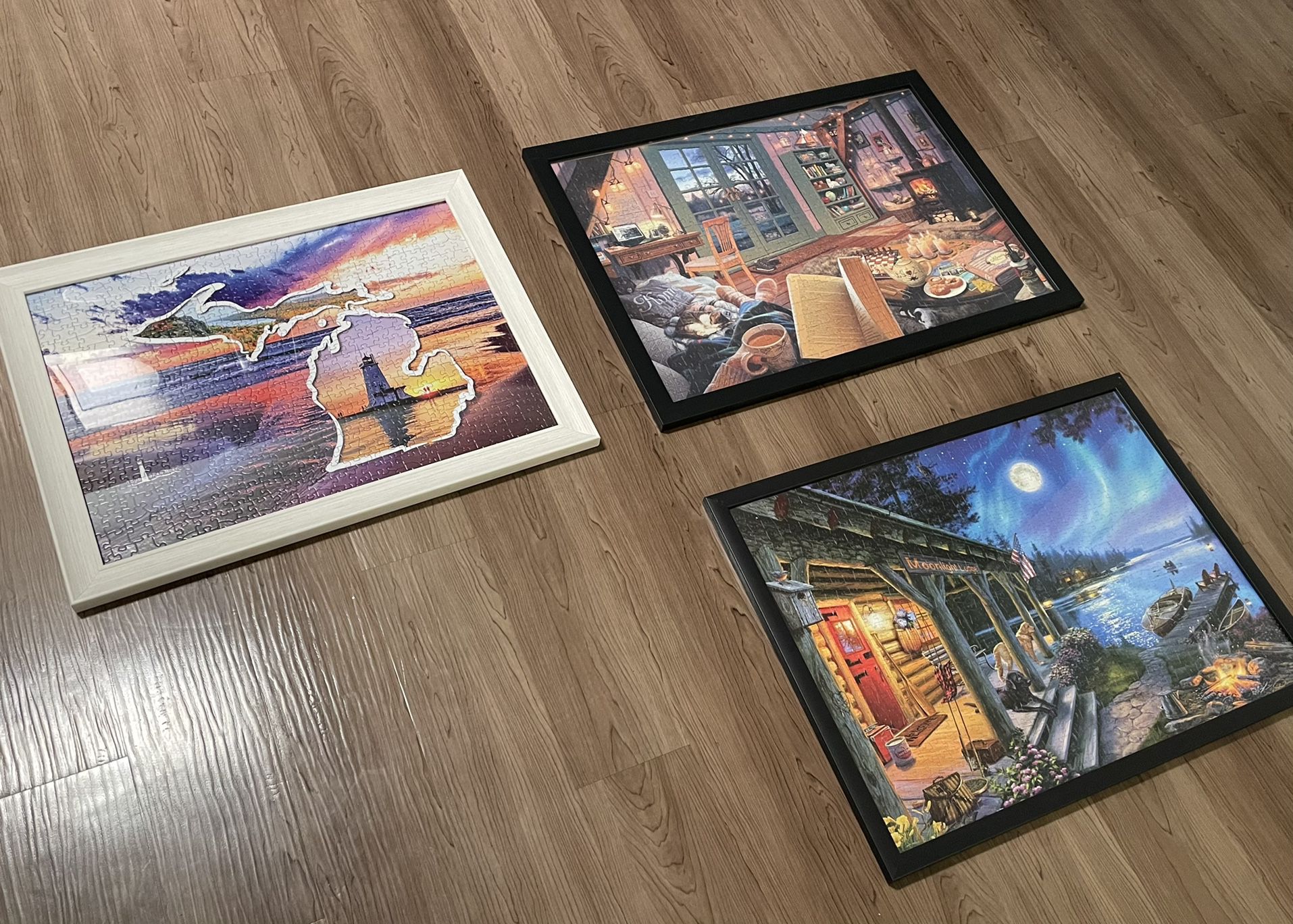 Completed Puzzles In Frames