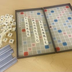 Vintage Magnetic Scrabble
