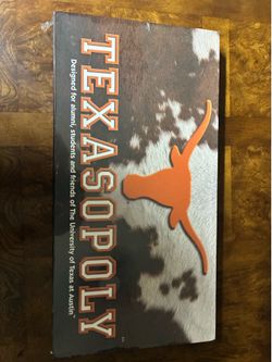 TexasOpoly UT Austin Longhorns board game