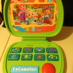 Cocomelon Sing And Learn Laptop Ladybug With Carrying Handle