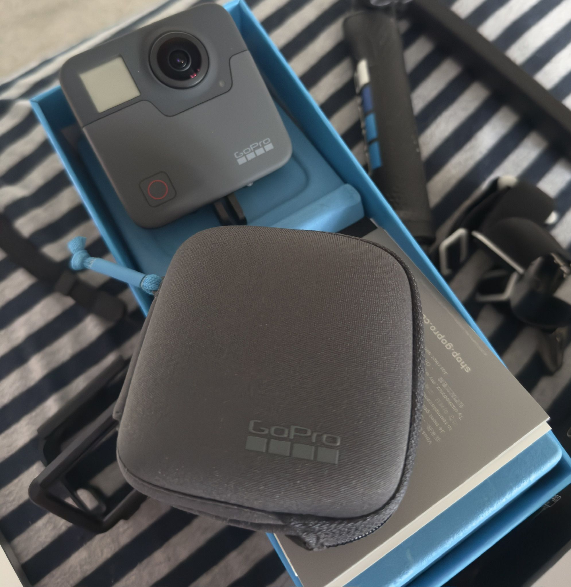 GoPro Camera Fusion - 360 Waterproof Digital VR Camera with Spherical 5.2K HD Vi