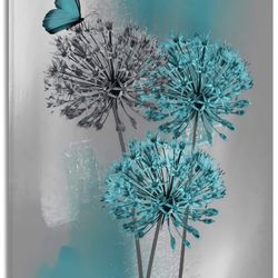 Dandelion Canvas Wall Art 24x16