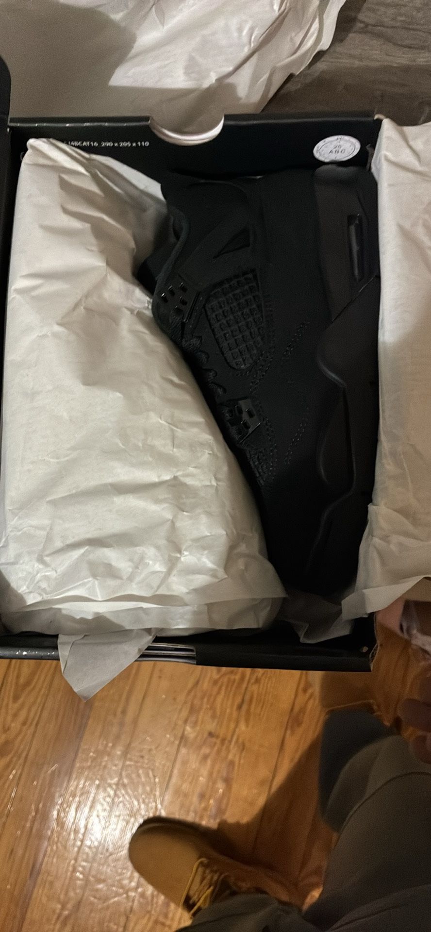 Jordan 4s Black Cat Size 5 220