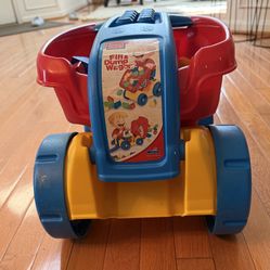 CHEAP! Mega Bloks Fill & Dump Wagon + Blocks