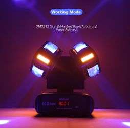 DJ light double head dance party