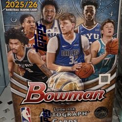 2025/26 Topps Bowman Basketball Blaster Boxes