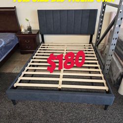 Full size bed frame only