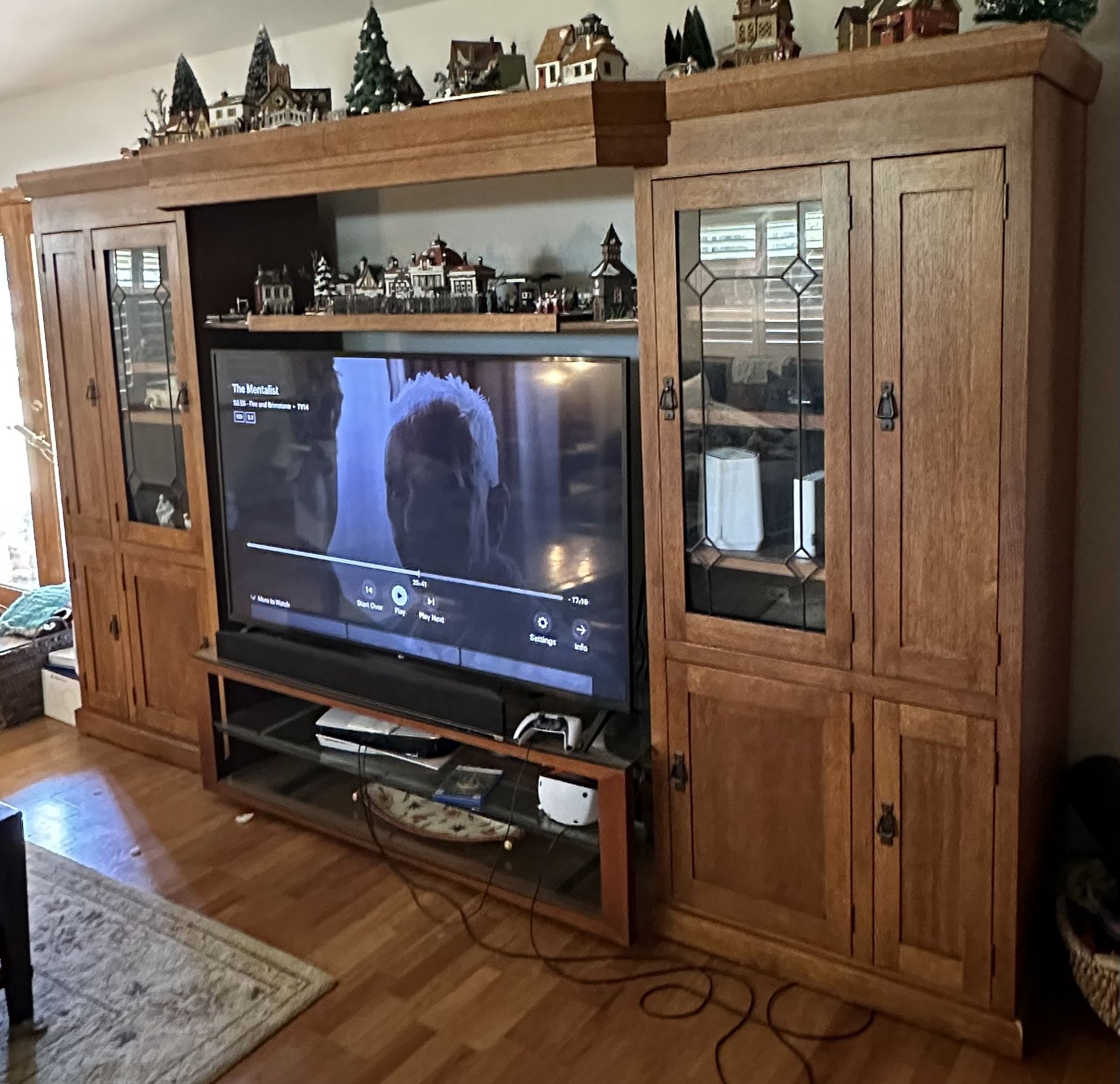 Craftsman Style Entertainment Center