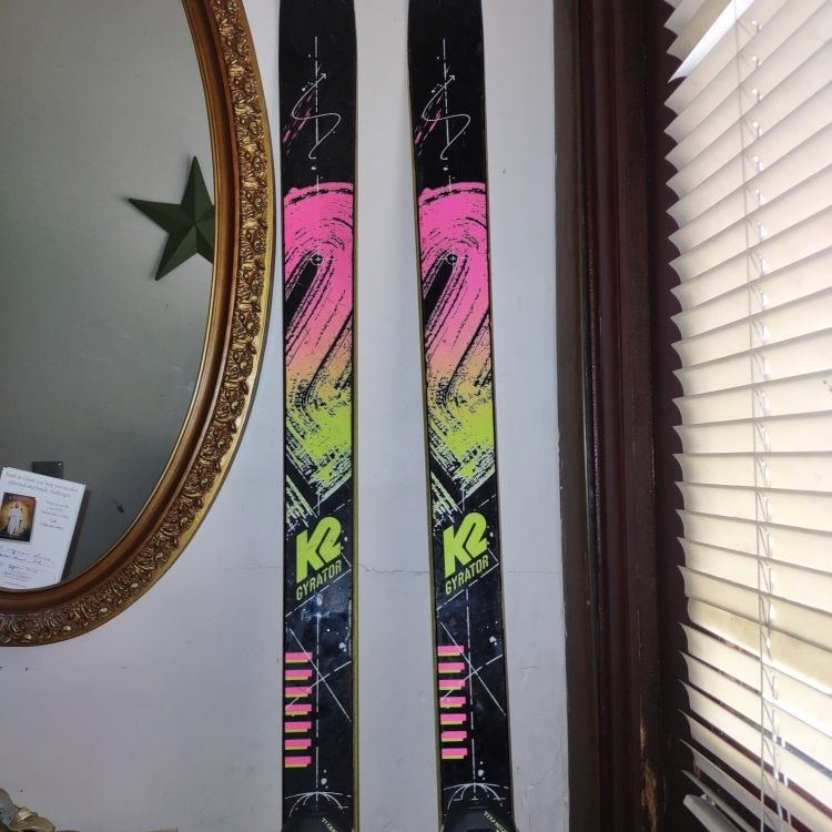 1980's k2 skis ski poster/vintage ad Poster Metal Tin Sign Fun Home Art Wall Decor 8x12 Inch : 80s Vintage K2 Skis