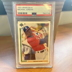 1991 Upper Deck Michael Jordan PSA 7
