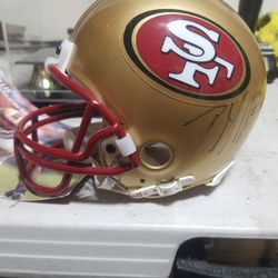PATRICK WILLIS SIGNED MINI HELMET