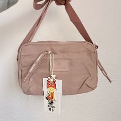 Casual Lightweight Nylon Multi Pocket Crossbody Bag
