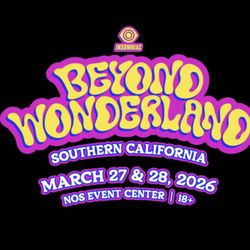 ONE BEYOND WONDERLAND 2026 VIP WRISTBAND