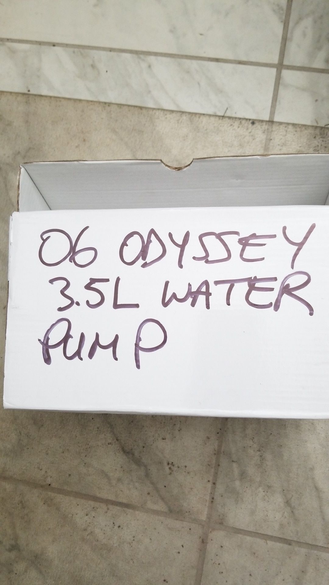 Free unbranded Honda 3.5L engine water pump