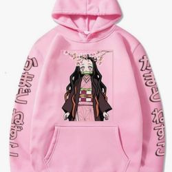 Anime Pink Hoodie Brand New