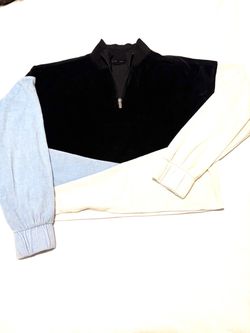 C+P Color Block Quarter-Zip Pullover