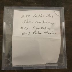 Autograph Baseball Cash Only Must Pick Up