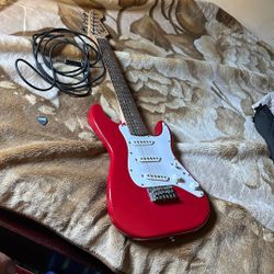 Electric Guitar Mini With Amp 