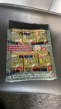 1992 Fleer Ultra Baseball Cards Series 2 Box of 36