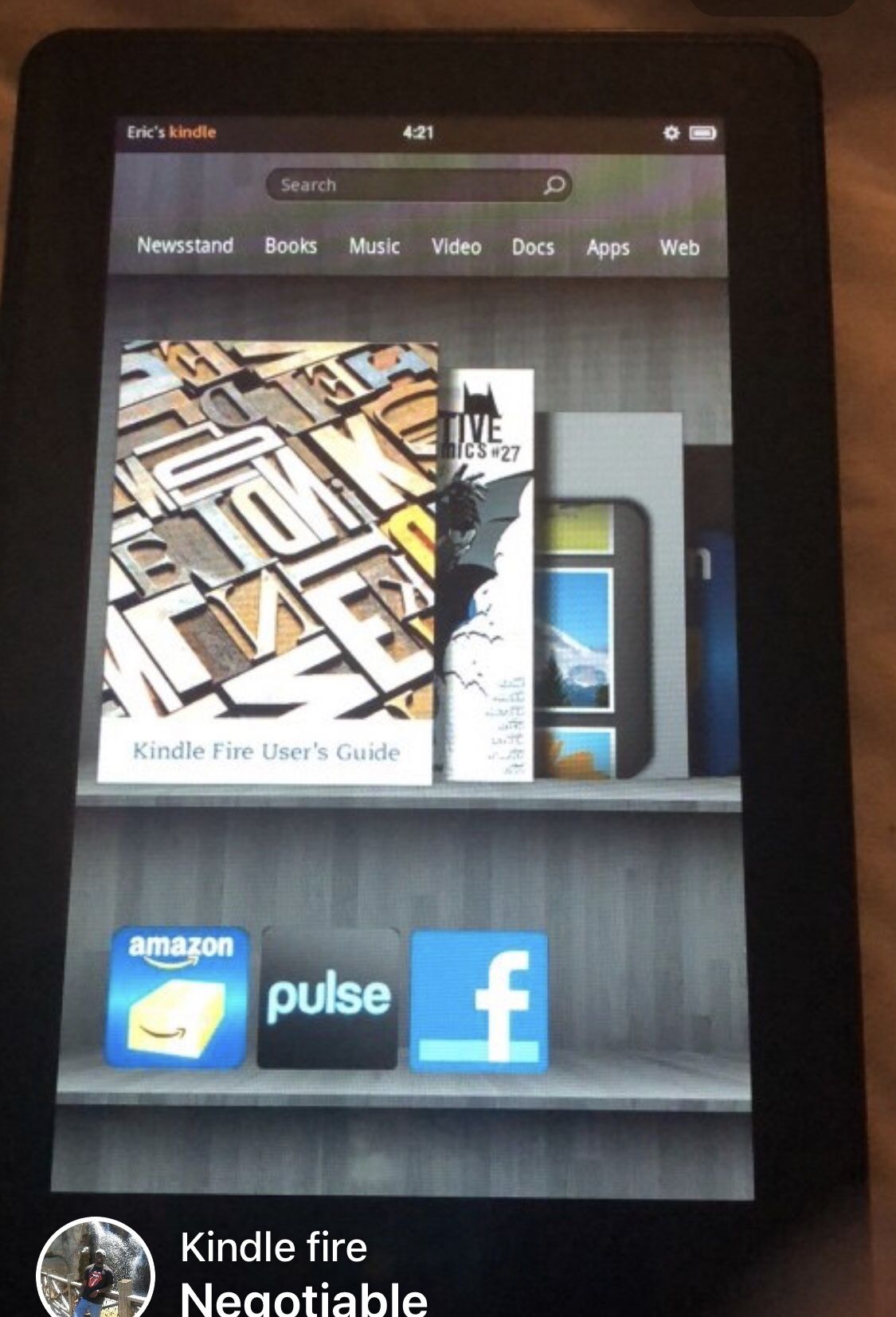 Kindle fire