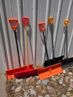All these tools for $50 . Used like new. Snow cleaners for road