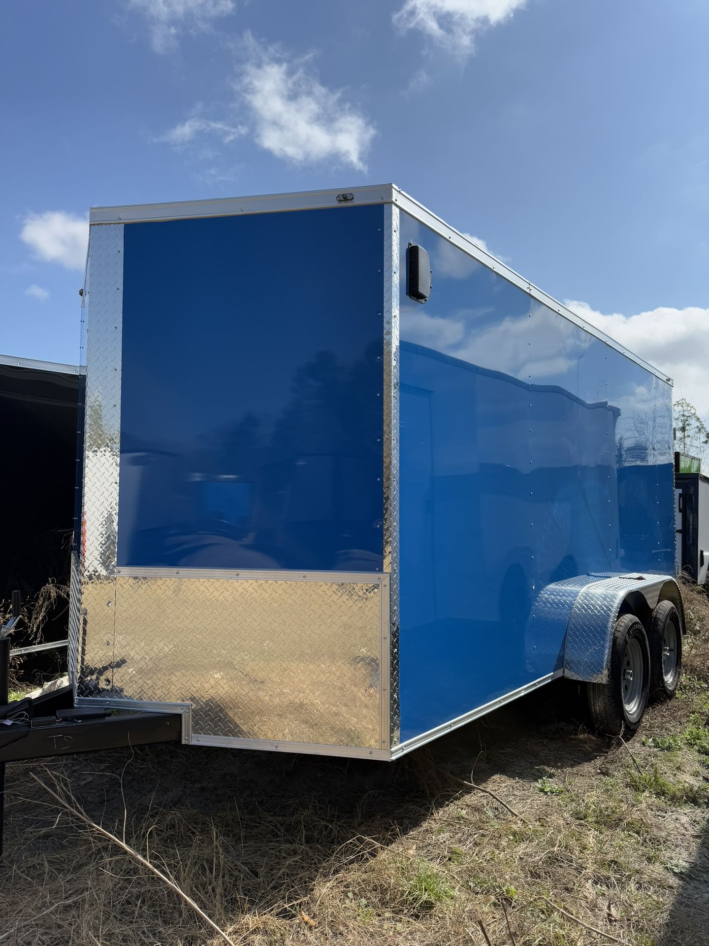 7x14Ta Enclosed Trailer Barn Doors 
