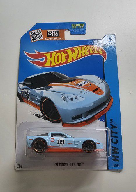 Hot Wheels Chevy Corvette Gulf Livery for Sale