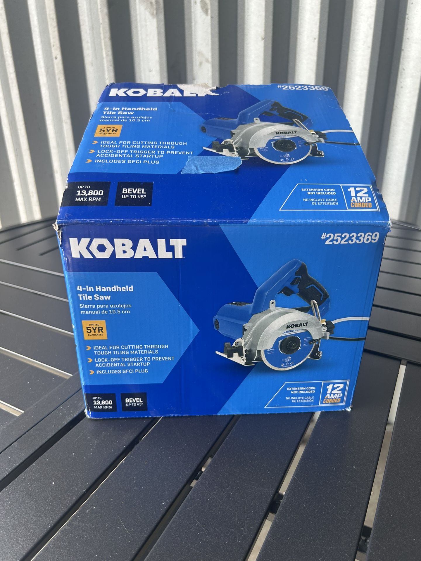 Kobalt 4in Handheld Tile Saw
