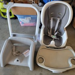 Baby High Chair With Booster Seat 