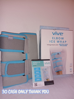 Vive Elbow Ice Pack Wrap-Ultra Cold Gel Ice Pack for Injuries Reusable-Elbow Support Compression