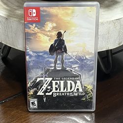 The Legend of Zelda Breath of the Wild Nintendo Switch Video Game With Case