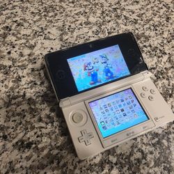 Nintendo 3ds White Custom Video Game Console 